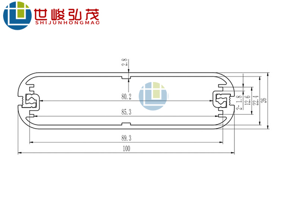 傳感器鋁外殼型材